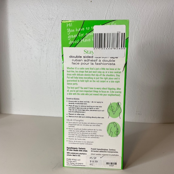 Pure Style Girlfriends Double-Sided Fashion Tape – 36 Strips – New - Picture 4 of 4